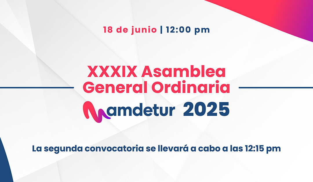 Convocatoria XXXIX Asamblea Ordinaria