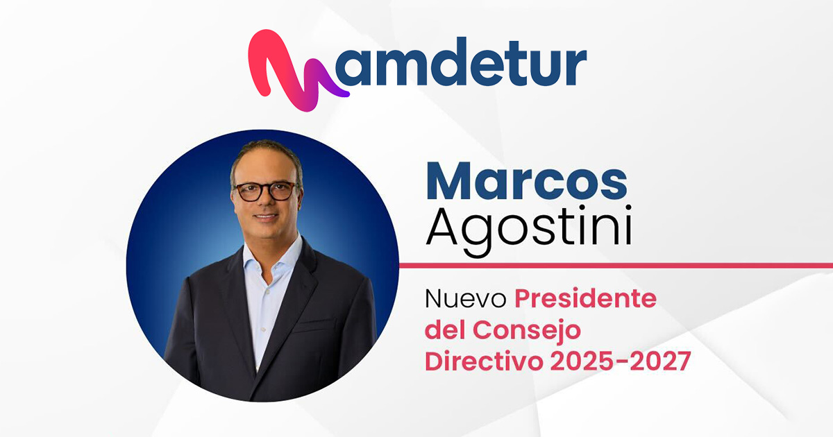 Marcos Agostini, nuevo Presidente del Consejo Directivo de AMDETUR para el periodo 2025–2027